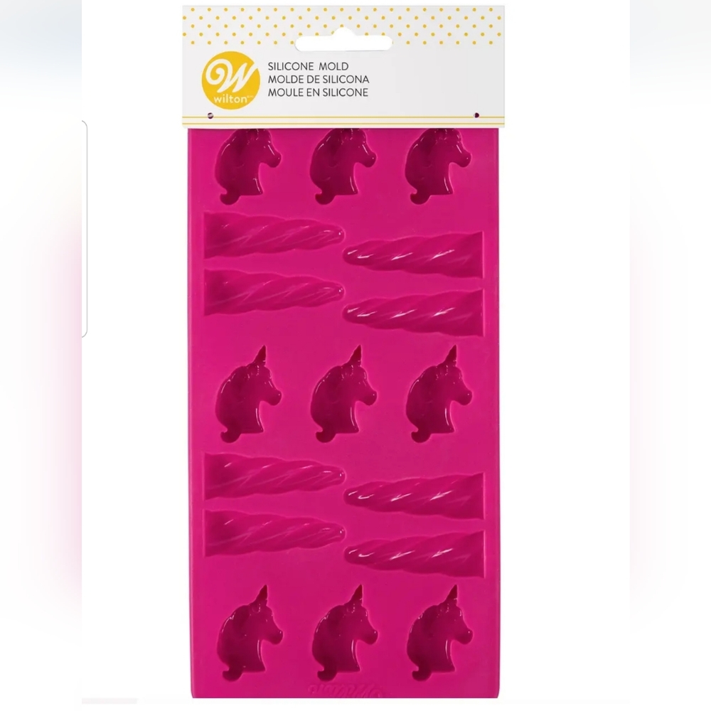 Choice of 1 Wilson Unicorn Silicone candy Molds OR Unicorn Cake Topper Kit